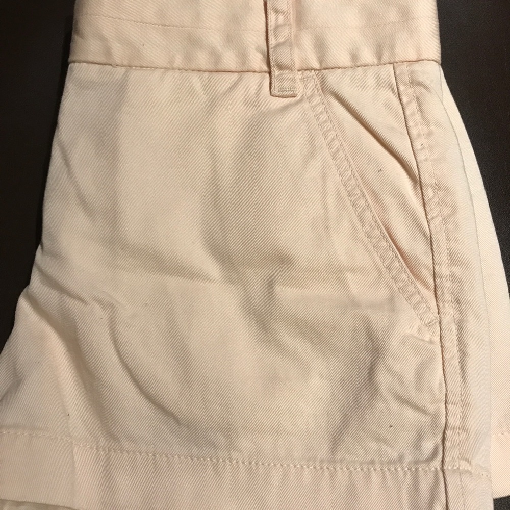 Jcrew womens chino 3” shorts size 0 blush color